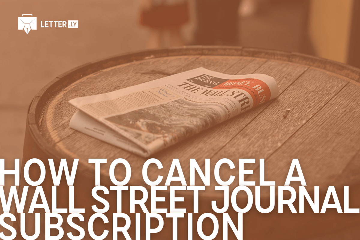 How to Cancel a Wall Street Journal Subscription